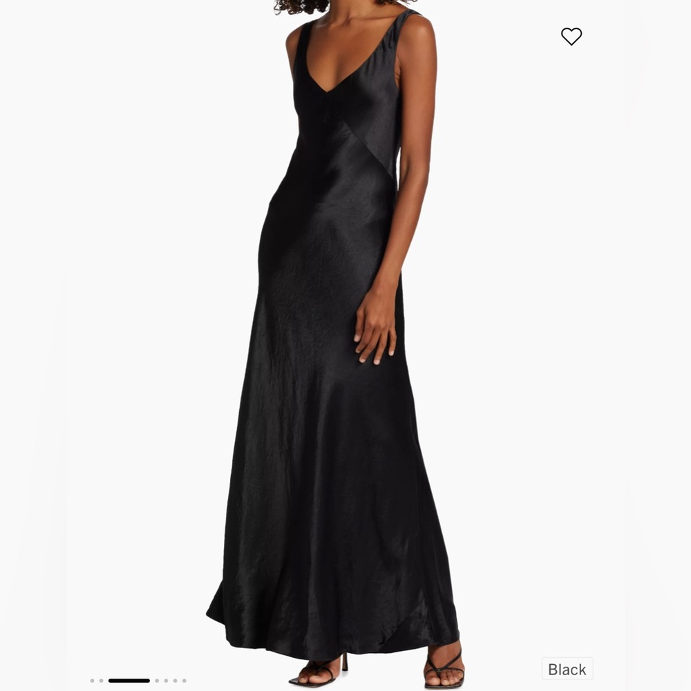 Vince V-Neck Maxi Slip Dress
